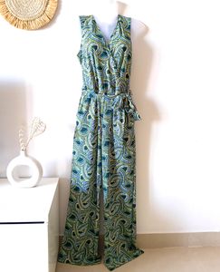 NY Collection Elegant Printed Jumpsuit