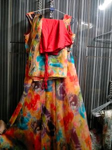 Floral Print Kurta Set