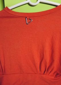 Orange Colour Top