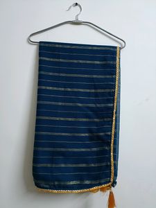 Georgette Chiffon Saree With Stitched Blouse