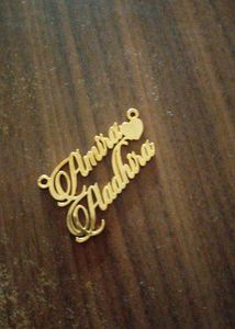 Customised Ur  Name On Locket With Chain