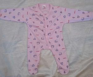 Cute Baby Pink Onesie