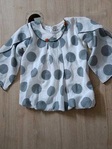 Girls Polka Dot Blouse