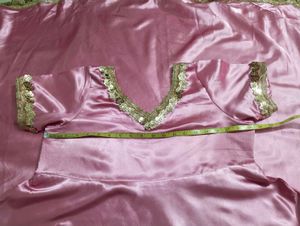 Baby Pink Satin Gown