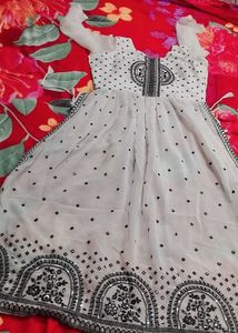 party wear plazzo naira style kurta with dupatta