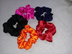 Multicolour Hair Scrunchies For Women ,Girls