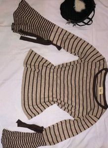 Striped Long Sleeve Top