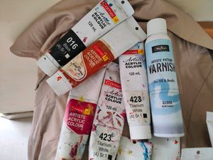 Paints And Brand New Varnish Spray