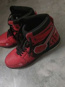 Akatsuki Inspired High-Top Sneakers