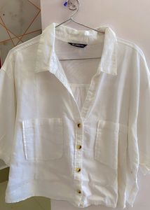 white crop shirt from zudio