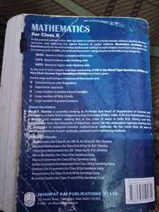 Mathematics for Class X