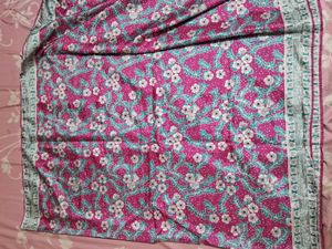 Singapore Floral Print Saree