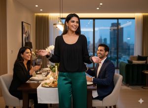 ✨ Steal the Spotlight: COCO Premium Black Top! 🖤