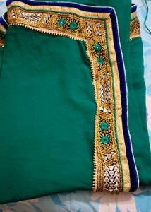 Party Wear Saree With Blouse