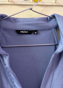 Stylish Periwinkle Midi Dress