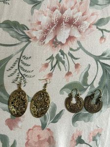 Vintage Style Bronze Earrings