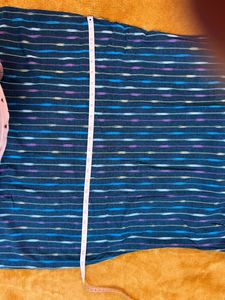 Blue Halter Neck Kurta