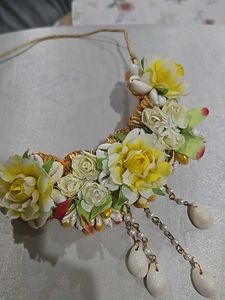 Flower Jewellery For Haldi Or Baby Shower