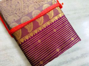 Elegant Purple Soft Banarasi Silk Saree