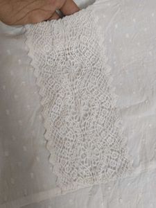 White Embroidered Top