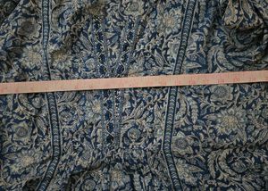 Blue Floral Print Top