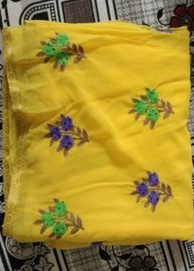 Yellow Saree