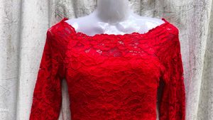 Red Lace Bodysuit