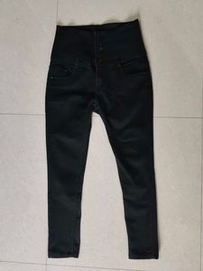 High Waisted Black Jeans