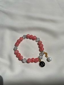 Strechible Stone Alphabet Bracelet