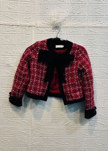 🇦🇺 Disney Imported Tweed Bow Jacket