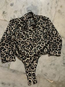 Leopard Print Bodysuit