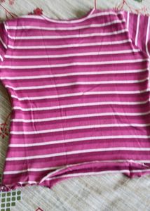 Aesthetic Pink Purple Crop Top 💕