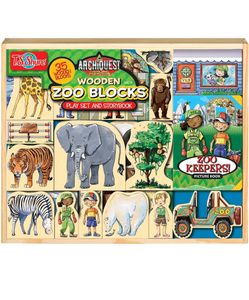 TS Shure Imported Wooden Zoo Blocks (UK Bought)