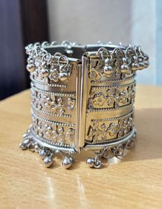 Silver Boho Cuff Bracelet/Bangels
