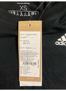 ADIDAS Women Sporty Round NeckPolyester Black T-Sh
