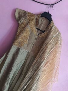 Khaki Gown.
