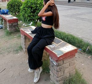 BLACK cargo ( Parachute Pants )