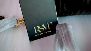 RSVP Black Pleated Crossbody Bag