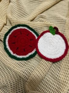 Crochet Fruit Coasters