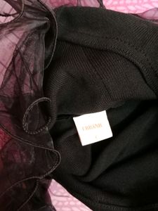 URBANIC BLACK PRETTY SLEEVELESS TANK TOP