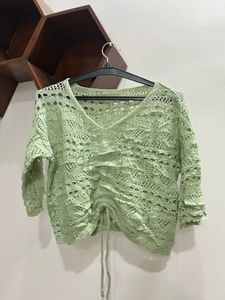 Crochet Knit Top