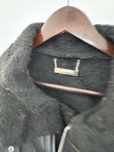 Unisex Black Leather Jacket