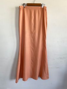 Peach Mermaid Style Skirt