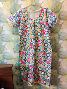 KURTA SET WITH EMBROIDERY &amp; MIRROR WORK. .