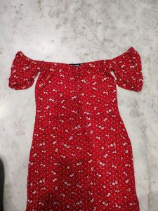 Girly Softcore Red Sundress.
