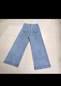 Wide Leg Denim Jeans