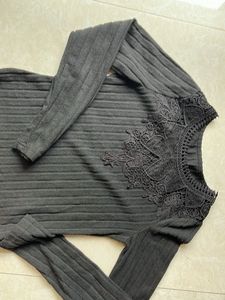 Black Lace Top