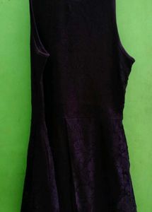 Purple Sleeveless Dress