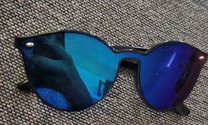 Blue Mirrored Sunglasses