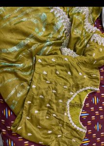 Cut Work Saree